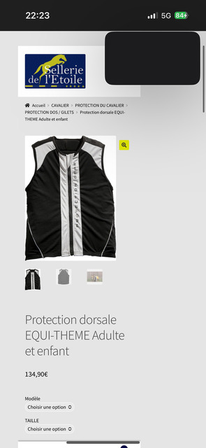 Protection dorsal enfant