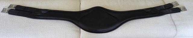 Sangle allure devoucoux noire cuir 125 cm
