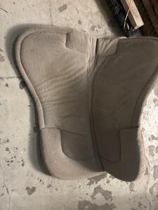 Amortisseur en mouton beige