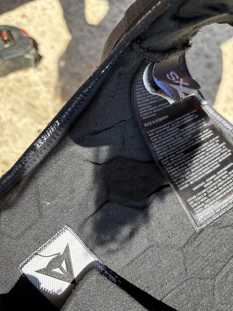 Protège dos dainese adulte xs