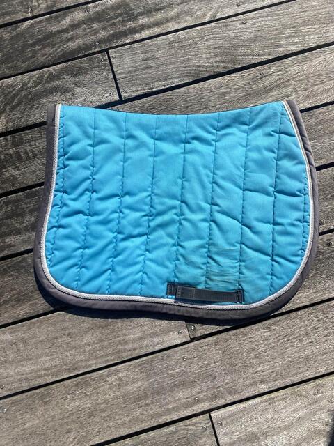Tapis bleu turquoise fouganza
