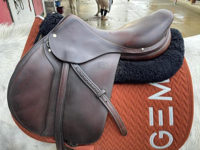 Selle Devoucoux 17,5 mixte
