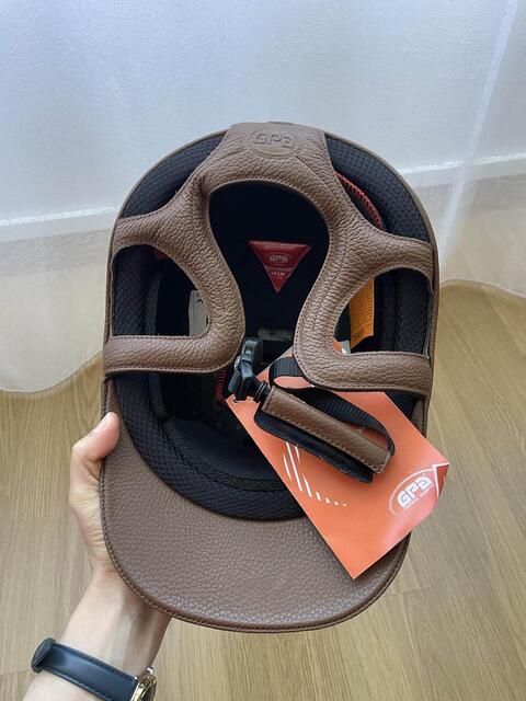 Casque GPA Classic Leather 2X NEUF