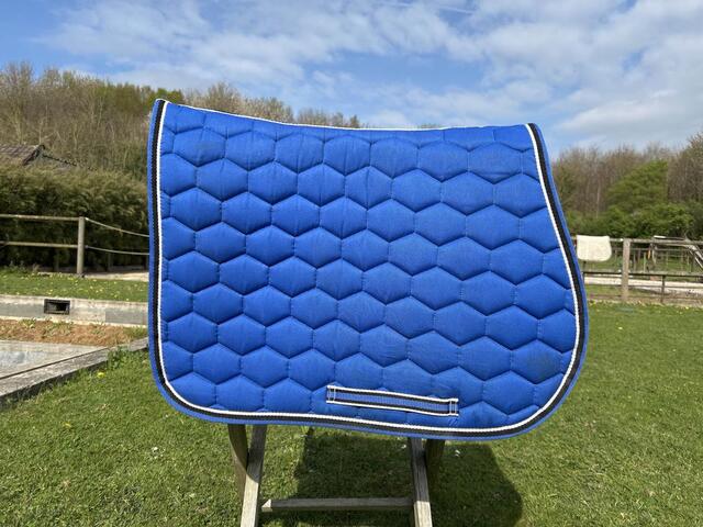 tapis équitheme bleu