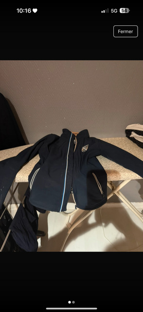 veste mis saison bleu