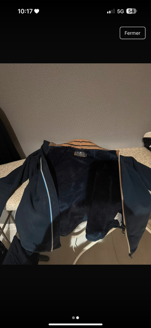 veste mis saison bleu