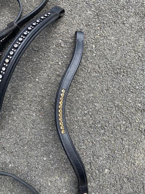 Bridon muserolle croisée + frontaux