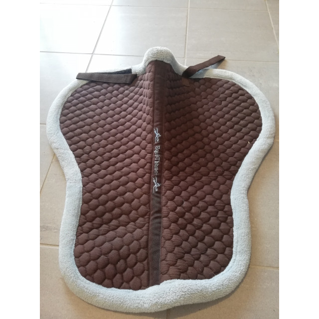 amortisseur equitheme marron et bleu