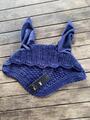 Bonnet bleu marine HKM taille poney