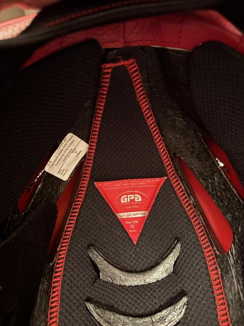 Casque GPA speed’air 4S taille CE 54
