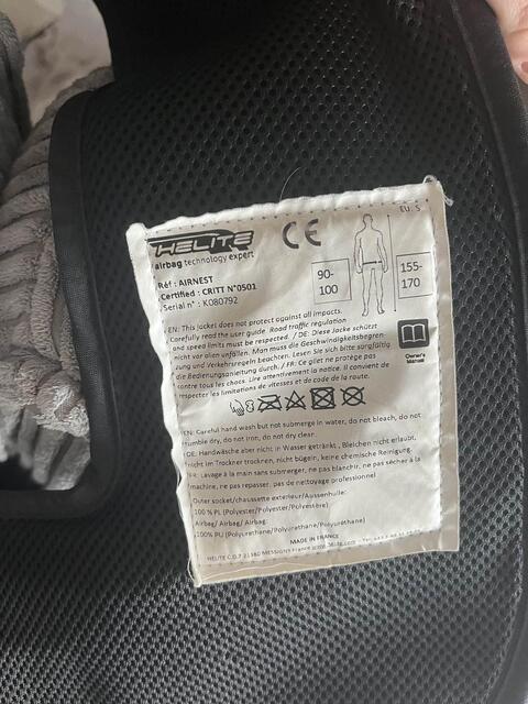air bag helite