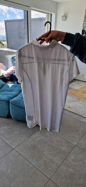 polo blanc taille L t40 Félix Buhler