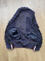 Bonnet bleu marine liseré bordeaux/blanc NEUF