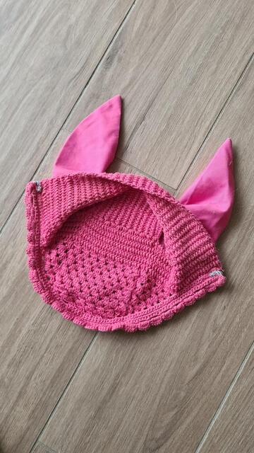 Ensemble dressage HV Polo rose tapis-bonnet-bandes