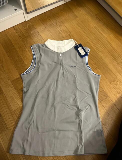 Polo de concours gris Équithème