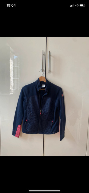 gilet Fouganza rose et marine