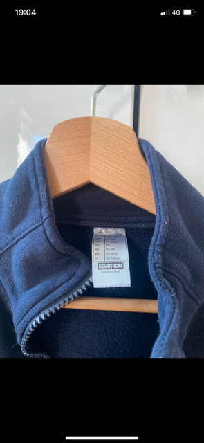 gilet Fouganza rose et marine