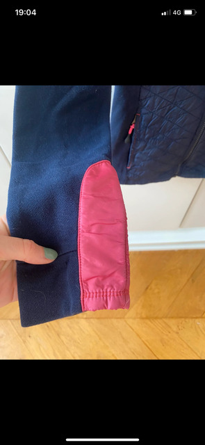 gilet Fouganza rose et marine