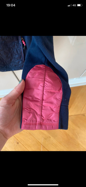 gilet Fouganza rose et marine