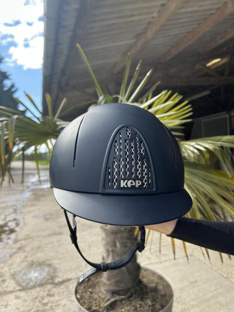 Casque KEP Bleu Marine Grande visière