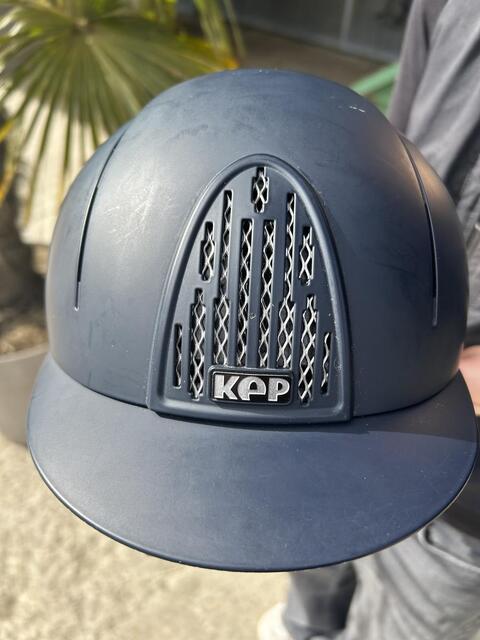 Casque KEP Bleu Marine Grande visière