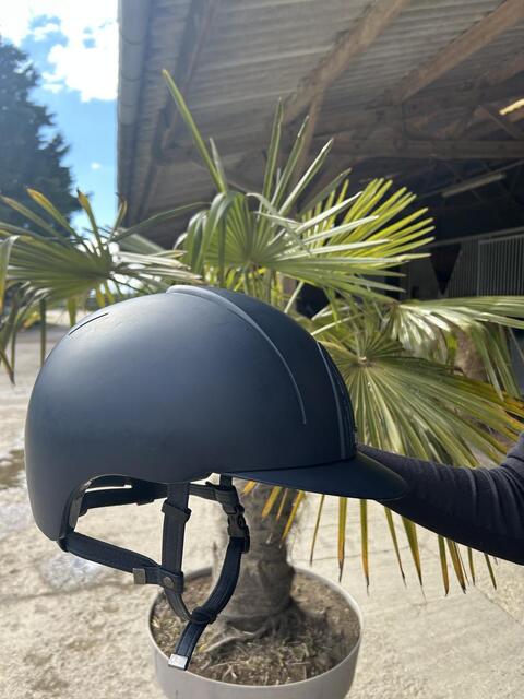 Casque KEP Bleu Marine Grande visière