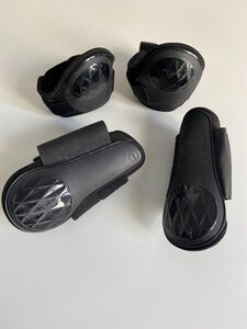 guêtres et protèges boulets Fouganza noirs