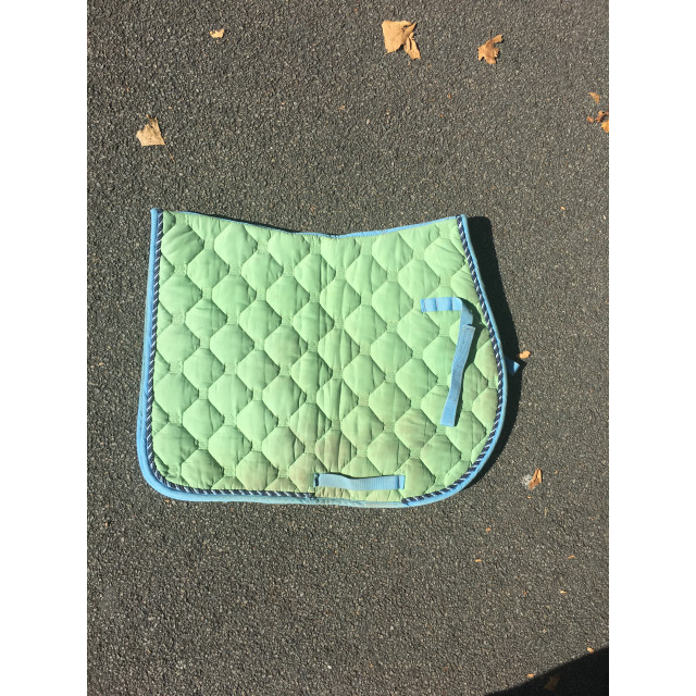 Tapis vert et bleu