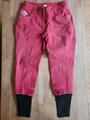 Pantalon d'équitation Fouganza rouge taille 40