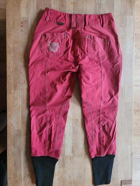Pantalon d'équitation Fouganza rouge taille 40