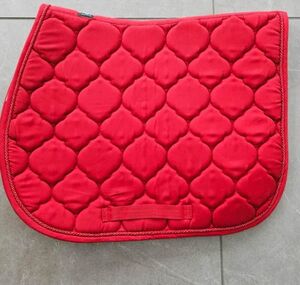 tapis equitheme rouge poney