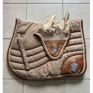 Ensemble tapis + bonnet marron