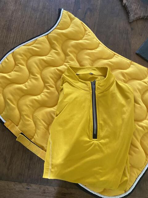Tapis équithème jaune