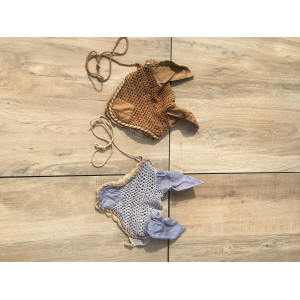 Tapis Equitheme bleu ciel/gris