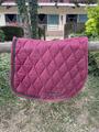 tapis bordeaux a strass fouganza cheval mixte