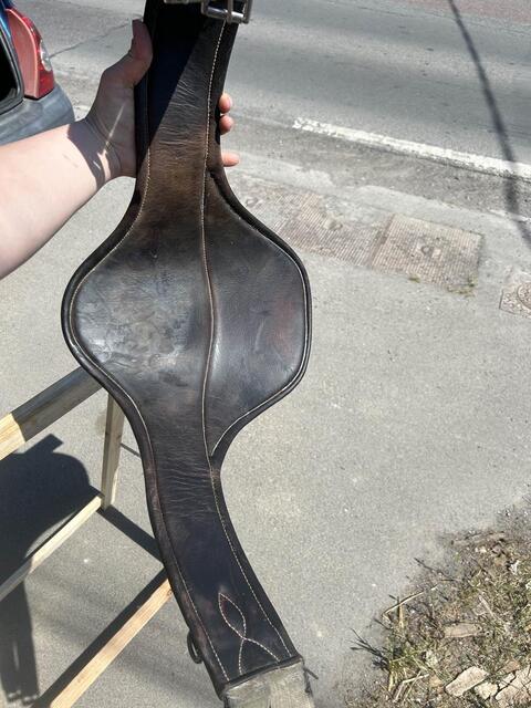 Bavette Antarès marron 120cm