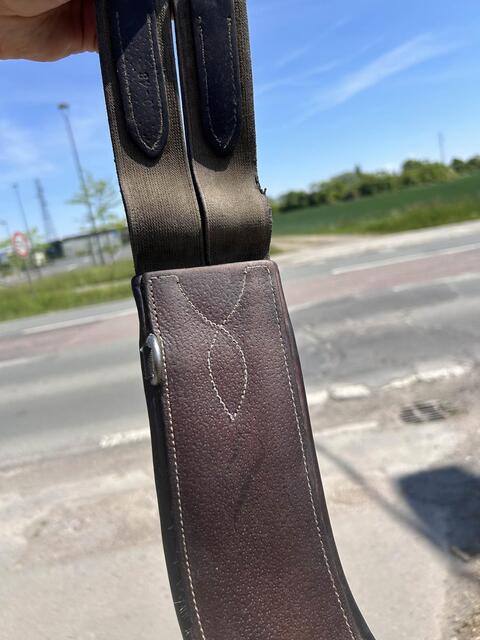 Bavette Antarès marron 120cm