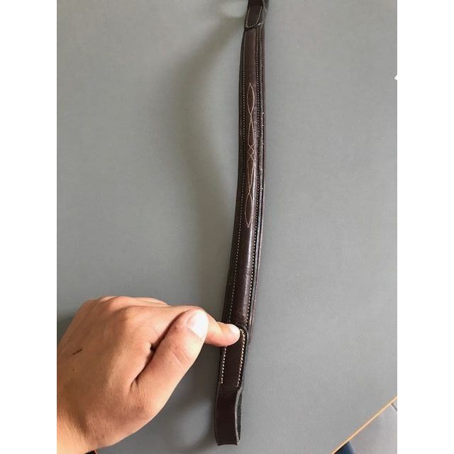 fontal havane avec surpiqûres