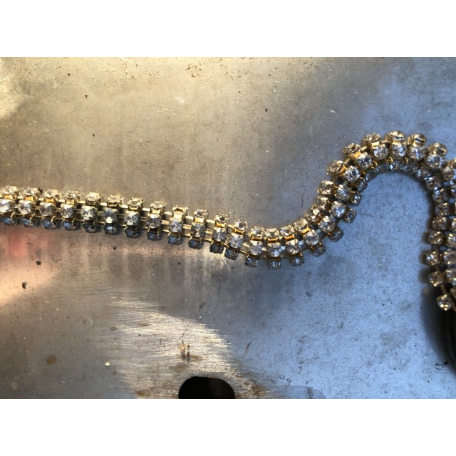 frontal strass poney