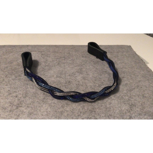Frontal Strass bleu Poney