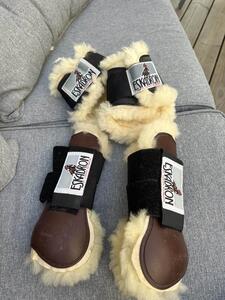 guêtres mouton véritable