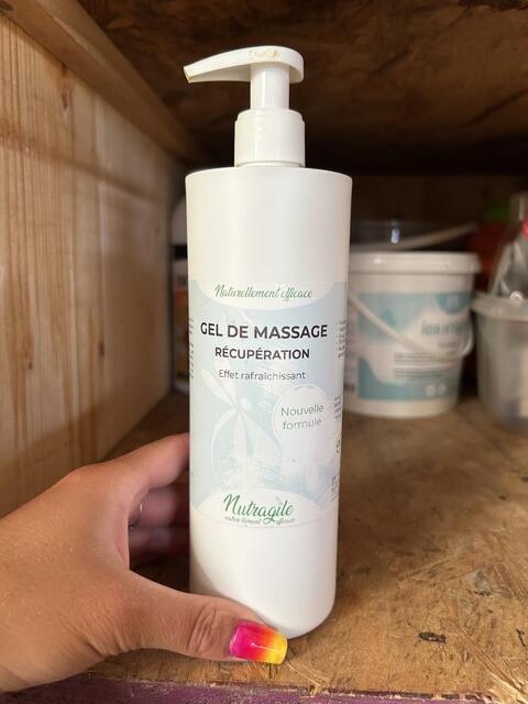 Gel massage recuperation