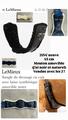 Sangle courte dressage LeMieux 45 noir
