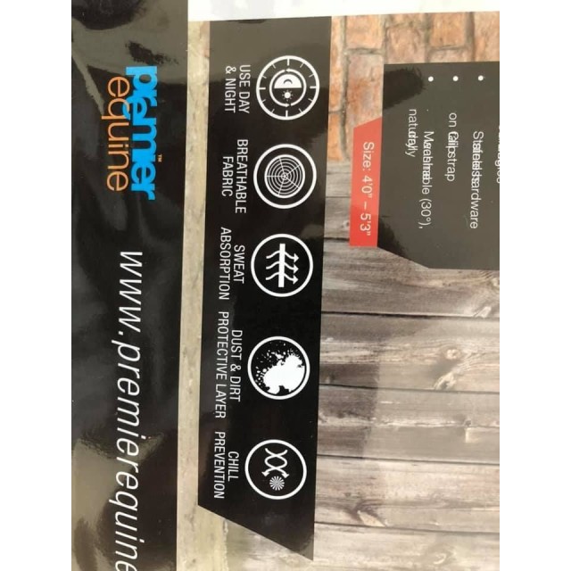 Couverture nid d'abeille Premier Equine NEUVE 95/100cm