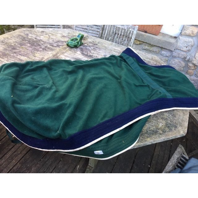 Couverture Polaire Verte Poney D