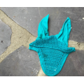 bonnet equitheme bleu ciel choco