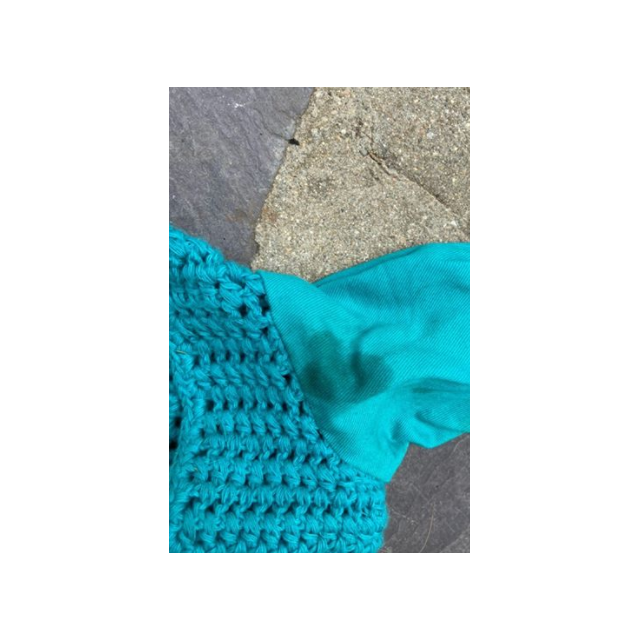 bonnet equitheme bleu ciel choco