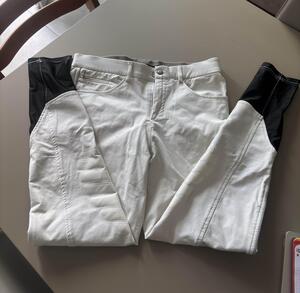 pantalon blanc