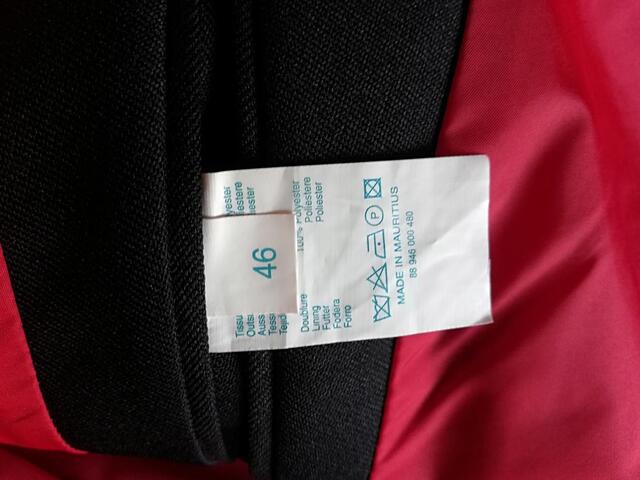 Veste d'équitation taille 46