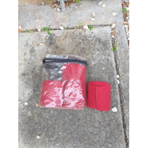 4 bandes de polo rouge